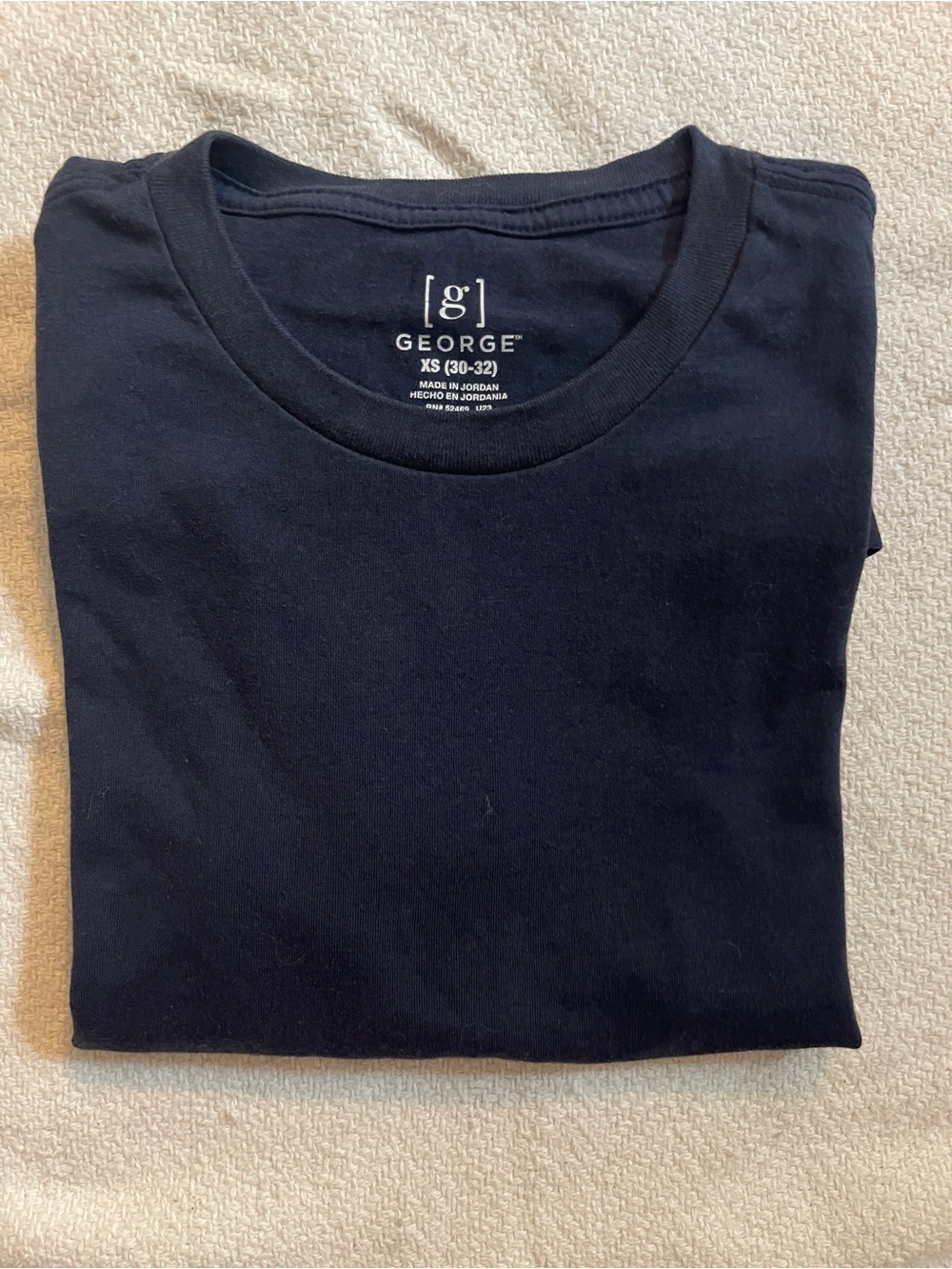 George Women's Crew Neck T-Shirt - Navy Blue